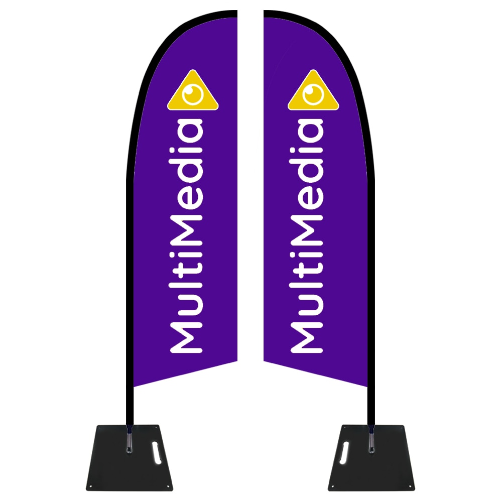 Falcon® Store Front Flag — Graphic Package / Double Sided